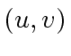 $ (u,v)$