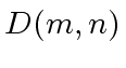 $ D(m,n)$