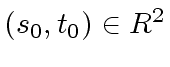 $ (s_0, t_0) \in R^2$