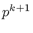 $ p^{k+1}$