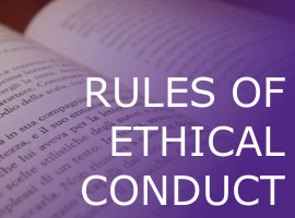 Rules of Ethical Conduct
