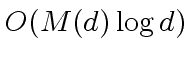 $ O({\sc M}(d) \, {\log} \, d)$