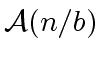 $ {\cal A}(n/b)$