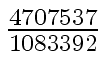 $ {{4707537} \over
{1083392}}$