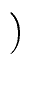 $\displaystyle \left.\vphantom{ n^{{{\log}_2}(a) - 1} - 1 }\right)$