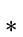 $\scriptstyle \bf\ast$