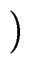 $\displaystyle \left.\vphantom{{y \sp 2}+{x \sp 2}}\right)$